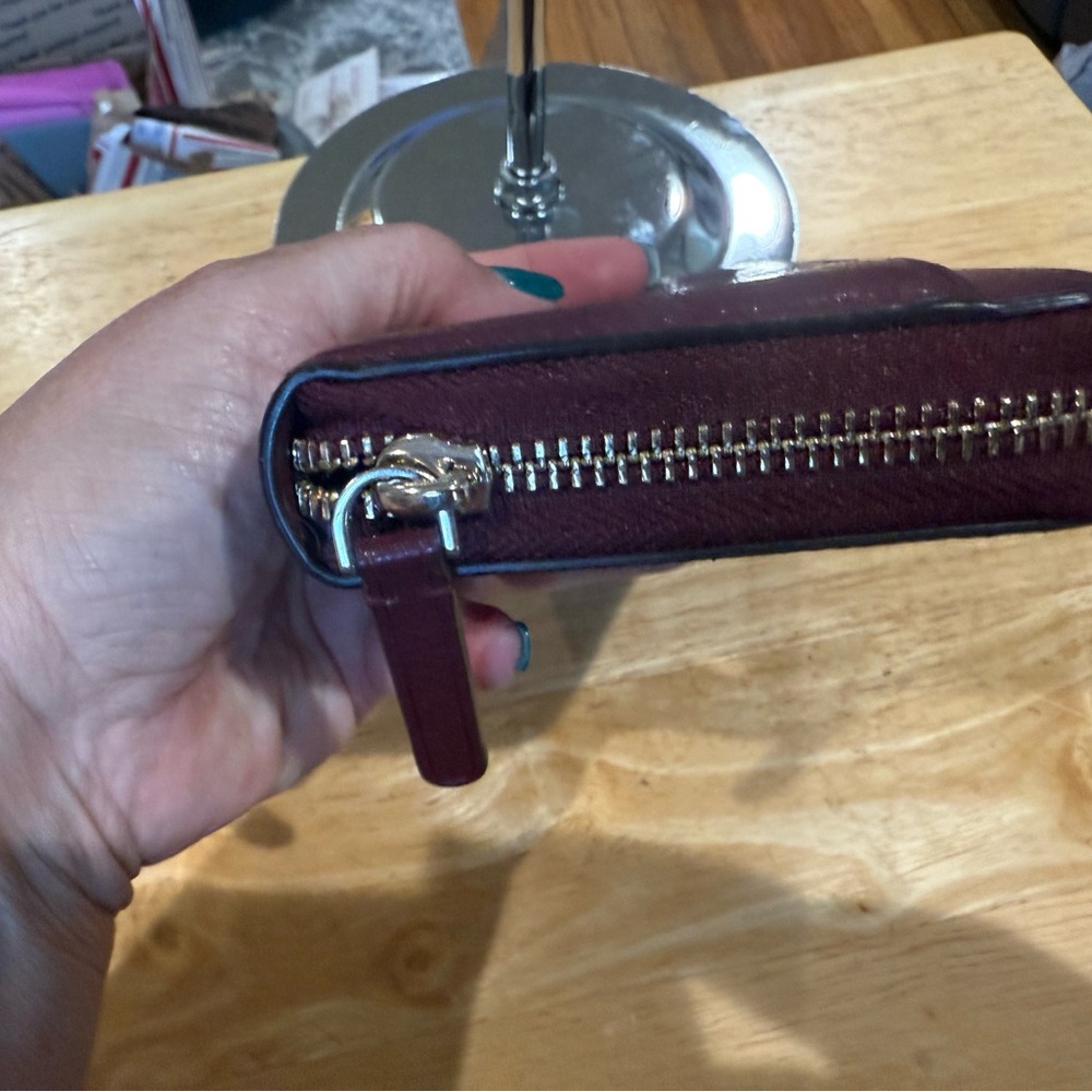 Kate Spade Deep Red Leather Wallet - Picture 10 of 10